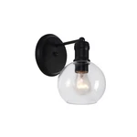 Chloe Lighting Oxa Transitional 1 Matt Black Indoor Wall Sconce 6" Wide. Fixed Price $40.61.