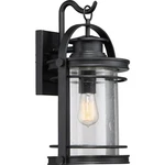 Quoizel Booker Light 18 Inch Mystic Black Wall Lantern BKR8410K - Open Box. Fixed Price $250.00.