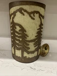 Hampton Bay Rustic Glass With Metal Trees 12 Wall Sconce Light. Fixed Price $106.25.