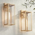 John Timberland Titan 20 1/4" Rectangular Gold Outdoor Lights Set Of. Fixed Price $249.98.