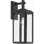 Crystorama BYR-80102-MK Byron Light 17 Inch Matte Black Outdoor Sconce. Fixed Price $298.00.
