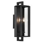 Textured Black Two Light Outdoor Wall Mount From The Kroft Collection. Fixed Price $569.99.