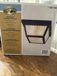 Hampton Bay Black Exterior Flush Mount Outdoor Ceiling Light 280 746/9.25. Fixed Price $35.00.