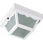 Nuvo 1 Light 8" Carport Flush Mount, W/ Frosted Acrylic Panels, White SF77-835. Fixed Price $33.99.