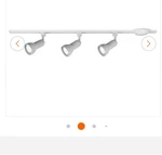 4FT. White Hard Wired Linear Track Lighting Kit Hampton Bay. Fixed Price $42.99.