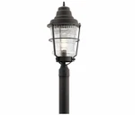 Kichler Chance Harbor 1 Light Post Weathered Zinc. Fixed Price $45.00.