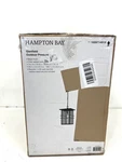 Hampton Bay Glenfield 16 In. 1-LIGHT Black + Gold Outdoor Pendant New. Fixed Price $54.99.