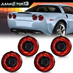 4PCS Led Tail Lights Brake Lamps Fit For 05-13 Chevrolet Corvette C6 Coupe Black. Fixed Price $105.69.