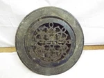 Round 2-PC Cast Iron Floor Register Heat Grate Vent Grille Architectural Circle. Fixed Price $139.99.