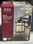 Home Decorators Collection Westbury 8.5 In. Aged Iron Small Led Outdoor Light. Fixed Price $41.00.