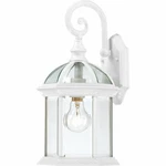 Nuvo Lighting 60/4961 White Wall Sconces Outdoor -clear Seed Glass. Fixed Price $36.99.