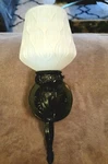 Vintage 1960 Hollywood Regency Miami Philip Carey Torch Entryway Wall Sconce. Fixed Price $60.00.