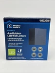 Project Source Marwick 4.33" Matte Black Hardwired Led Outdoor Wall Light. Fixed Price $17.95.