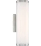Modern Forms WS-W12816-30-AL Lithium Led 16" Brushed Aluminum Outdoor Wall Light. Fixed Price $239.99.