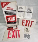 Lithonia Lighting LQM-S-W-3-R-120/277 Led Ac Only Exit Sign. Fixed Price $41.95.