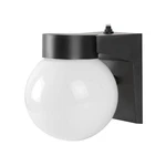 Sunset Exterior Wall Sconce 7-3/8" Photo Cell, 9W White Acrylic Globe, Black F99. Fixed Price $49.99.