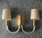 Thomas O'brien Sconce Visual Comfort & Antique Brass Wall Lamp. Fixed Price $300.00.