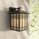 Quoizel Hillcrest 12 3/4" High Bronze Outdoor Wall Light. Fixed Price $199.99.