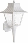 Nuvo SF77/853 Mansard Wall Lantern With Textured Acrylic Panels, White. Fixed Price $53.99.