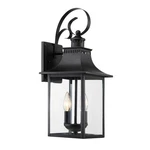 Quoizel CCR8408 Chancellor 2 Light 19"H Outdoor Wall Sconce - Black. Fixed Price $175.99.