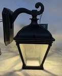 Minka Lavery 1 Light Outdoor Wall Lantern Seedy Glass & Oil Rubbed Bronze. Fixed Price $74.00.