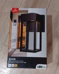 Globe Electric 44246 Black Bowie Single Light 10"H 3000K Led Outdoor Wall Sconce. Fixed Price $34.99.