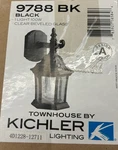 Kichler 9788 Bk 1-LIGHT Outdoor Wall Bracket. Fixed Price $42.91.