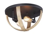 Maxim Compass 2-LIGHT 16" Ceiling Antique Pecan And Black. Fixed Price $218.00.