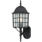 Nuvo Adams Light 18" Outdoor Wall W/ Frosted Glass, Textured Black 60-4903. Fixed Price $59.99.