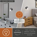 Vaxcel W0348 Toledo 1 Light Vanity. Fixed Price $100.99.