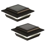 Classy Caps Solar Post Light 4X4 Led Outdoor Black Aluminum 2 Pack Fence. Fixed Price $39.88.