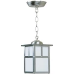 Craftmade Z1841-SS-CS Mission Outdoor Pendant Chandeller Stainless Steel. Fixed Price $37.19.