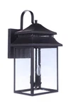 Craftmade ZA3134 Crossbend Light 21" Tall Outdoor Wall Sconce - Dark Bronze. Fixed Price $238.00.