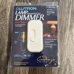 Lutron White Lamp Dimmer TT-300NLH-WH For Incandescent & Halogen Bulbs Only- New. Fixed Price $15.00.