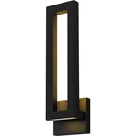 Quoizel POM8406 Pompeii 24" Tall Led Outdoor Wall Sconce - Black. Fixed Price $199.99.