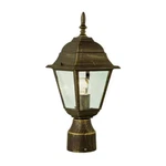 Trans Globe Amherst 15" High Post Top Lamp In Black - 4414 Bk. Fixed Price $43.70.