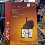 Portfolio Outdoor Wall Fixture - #49243 #2. Fixed Price $68.00.