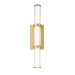 Eurofase Fayton Light 21" Led Wall Sconce, Gold/clear 47124-011. Fixed Price $396.00.