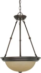 Nuvo Signature 3 Light Led Mahogany Bronze Es Pendant/chandelier $215. Fixed Price $71.99.