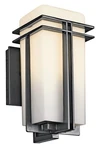 Kichler 49200BK Tremillo 1-LIGHT 11.75" Small Outdoor Wall Black Finish. Fixed Price $199.99.