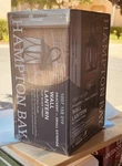 Outdoor Wall Lantern Black, Sconce Seedy Glass, Hampton Drackert New!. Fixed Price $39.99.