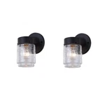 Wisbeam Smart Black Outdoor Wall Lights For House, Jelly Jar Outside Fi.... Fixed Price $38.27.