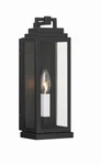 Crystorama Lighting Group ASP-8911 Aspen 14" Tall Outdoor Wall Black. Fixed Price $248.00.
