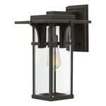 Hinkley Lighting Manhattan 1 Outdoor Medium Wall Mount, Bronze - 2324OZ. Fixed Price $299.00.