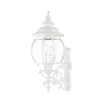 Livex Frontenac 4 Light Outdoor Wall Lantern, Textured White 7701-13. Fixed Price $369.96.