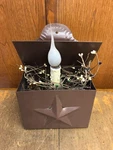 Primitive Electric Texas Star Wall Sconce Light Inline On/off Switch. Fixed Price $29.99.