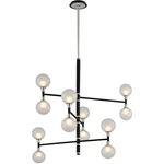 Troy Lighting Andromeda 12 Chandelier F4826-TBK/PN Missing Glass Bulbs. Fixed Price $449.10.