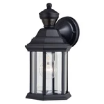 Vaxcel Lighting T0730 Auburn 12" Tall Outdoor Wall Sconce - Black. Fixed Price $79.99.