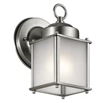 Kichler Lighting Traditional 1-LIGHT Stainless Steel Outdoor Wall Sconce. Fixed Price $42.97.