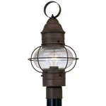 Designers Fountain 1766-RT Nantucket Outdoor Post Lantern Light, 10 In, Rustique. Fixed Price $74.49.